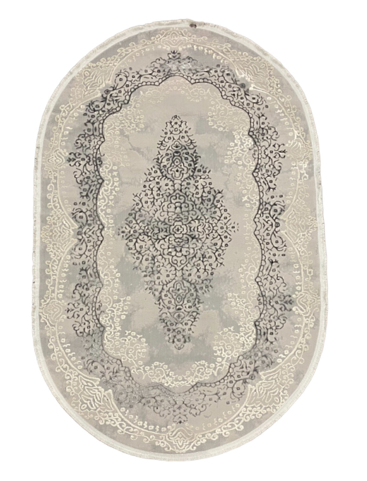 Ковер ALMAATA AM02B GREY OVAL