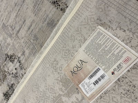 Килим AQUA A254D GREY YELLOW