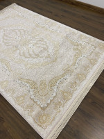 Килим Embossed Flower 404	CREAM