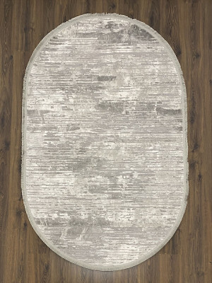 Килим PERI 0385g	LIGHT GREY OVAL