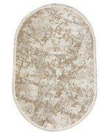 Килим PERI 0601c WHITE OVAL