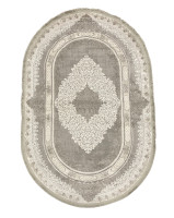 Килим PERI 5725b	LIGHT GREY OVAL