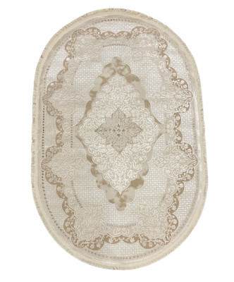 Килим PERI 6445a	WHITE OVAL