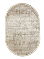 Килим SATEN 0386c BEIGE OVAL