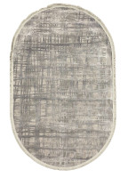 Килим SATEN 0744h GREY OVAL