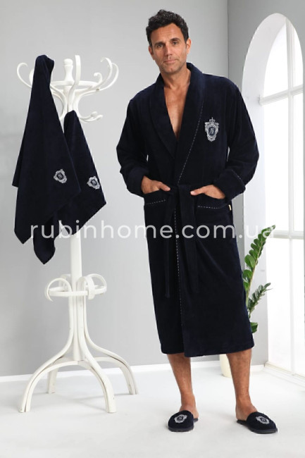 Мужской набор Nusa: халат, полотенца, тапочки