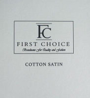 Постельное белье First Choice Cotton Satin 160 х 220 см Sweta White