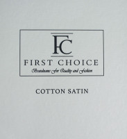 Постельное белье First Choice Cotton Satin 160 х 220 см Laura Lacivert