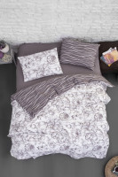 Комплект постельного белья First Choice 200×220 Rozen Lilac лиловый