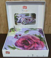 Постельное белье TAC Digital Satin 200×220 см Floreale